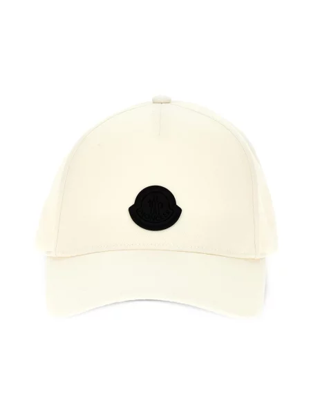Czapka z daszkiem Moncler biała