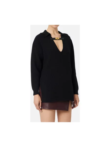 Sweter Elisabetta Franchi czarny