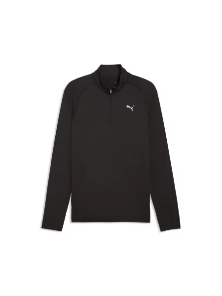 PUMA koszulka treningowa PWRTRAIN z zamkiem Akcesoria S czarny