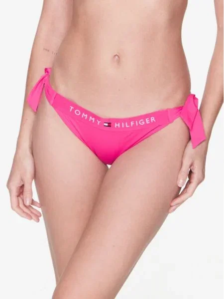 Plavkové nohavičky Tommy Hilfiger fialová