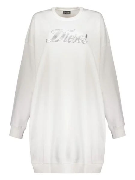 Rochie mini Diesel cu imagine de costum alb