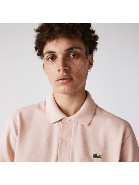 Поло Lacoste розовое