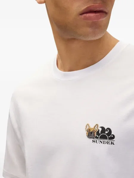 Majica Sundek s vezom bijela