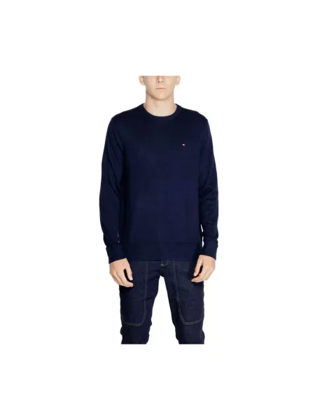 Tommy Hilfiger Sweter Granatowy niebieski
