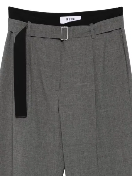 Pantaloni Msgm plisate gri