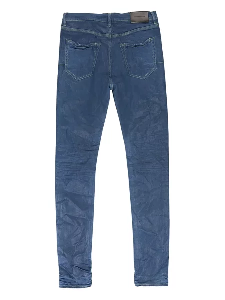 Дънки straight leg Purple Brand синьо
