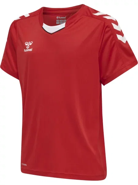 Koszulka sportowa z krótkim rękawem dziecięca Hummel Core XK Kids Poly Jersey S czerwona