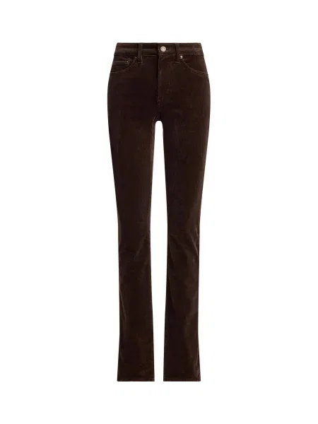 Lauren Ralph Lauren Pantaloni WALE ciocolatiu