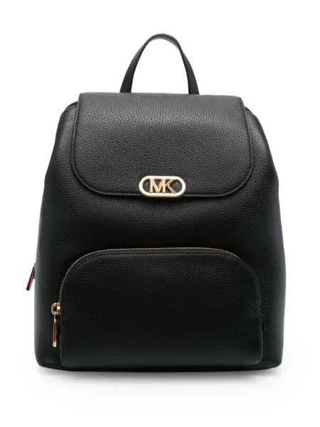 Δερμάτινο μακρύς πουκάμισο Michael Michael Kors με σχέδιο μαύρο