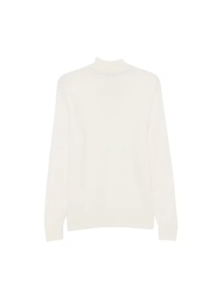 Sweter Boss wełniany biały