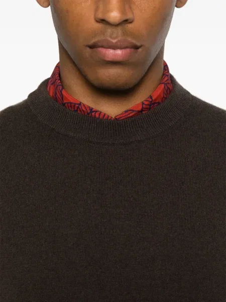 Pulover Sandro din cașmir maro