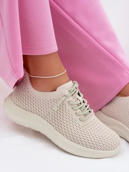 Sneakerși Evento bej