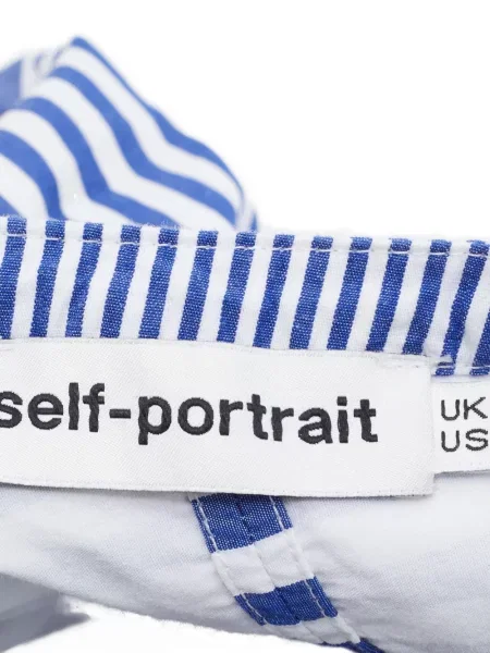 Ασύμμετρος τοπ Self-portrait μπλε