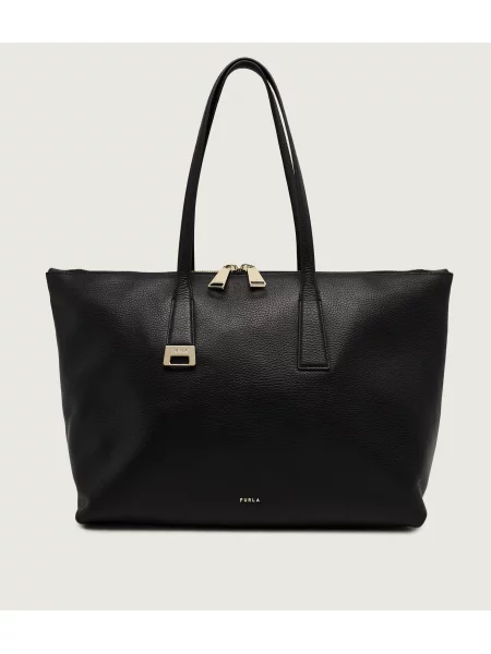 Furla geantă shopper pentru femei din piele Olivia L Tote negru