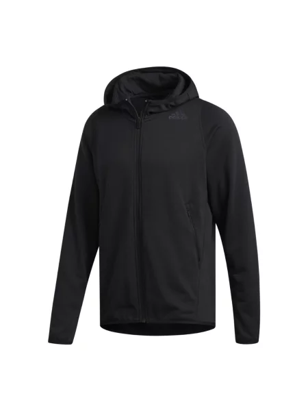 Majica s kapuljačom Adidas crna