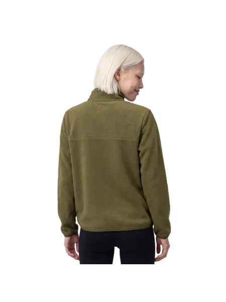 Bluza z grubego polaru Sporty zimowe Siroko Shadow-W Green zielona