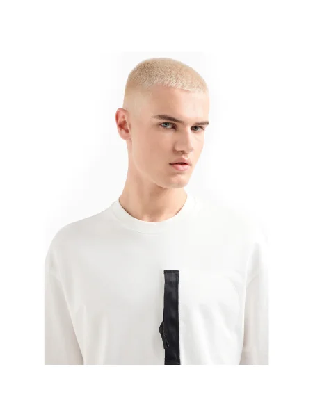 Tricou Eax alb