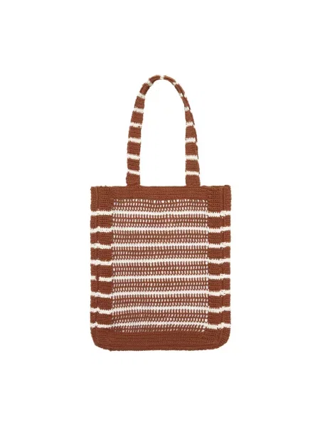 Szydełkować torebka Faithfull The Brand brązowa