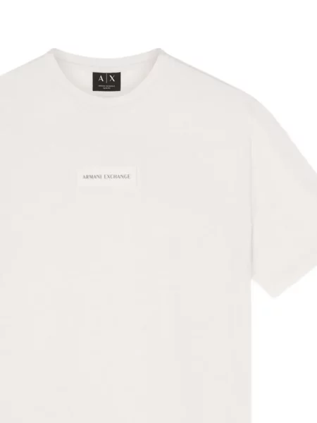 Kerek nyakú póló Armani Exchange autogrammal