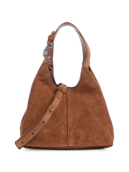 Τσάντα shopper Coccinelle σουέτ καφέ