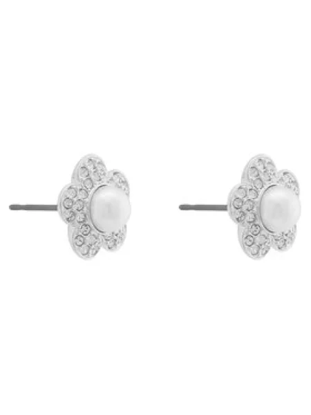 Swarovski Náušnice biela