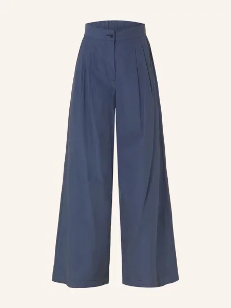 Weekend Max Mara Spodnie Marlene Benda blau
