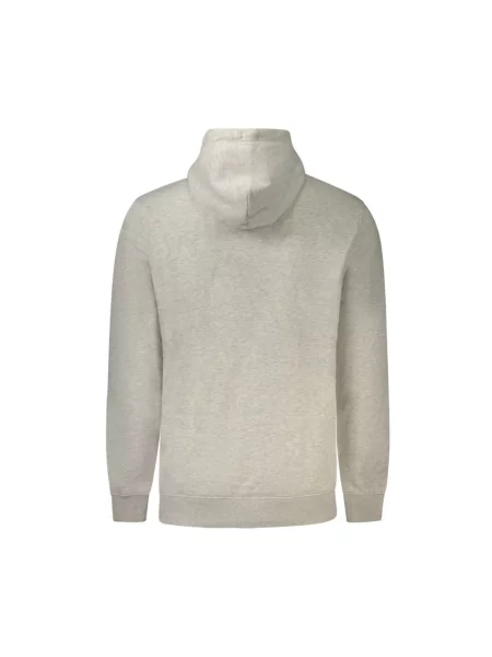 Bluza z kapturem Tommy Jeans z kapturem z nadrukiem szara