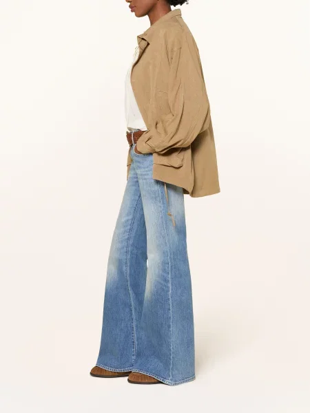 7 For All Mankind Džíny S Rozšiřujícími Se Nohavicemi blue haze modré