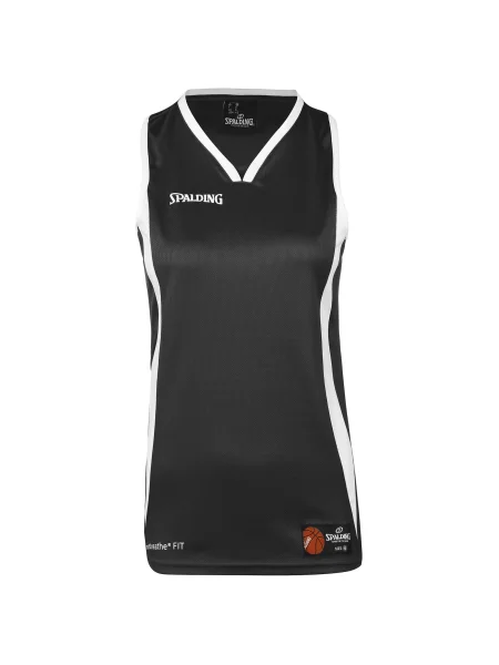 SPALDING Sport top Jam negru alb