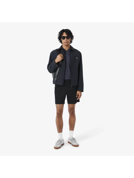 Lacoste Szorty Z Bawełny Stretch Regular Fit brązowy