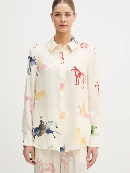 Stine Goya koszula z beżowa