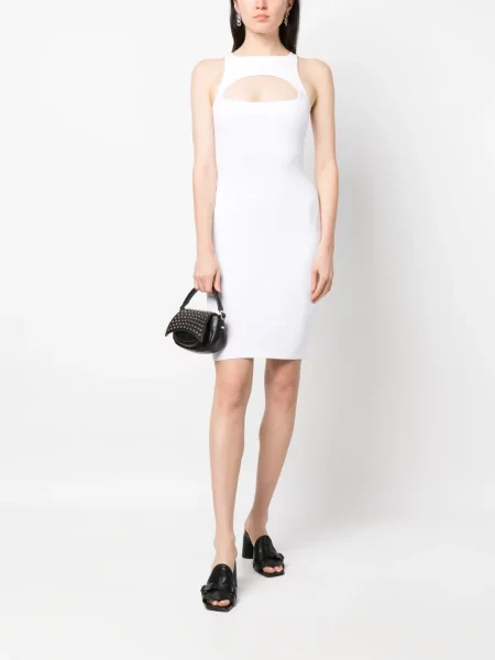 Megztas kostiumas suknele Dsquared2 balta