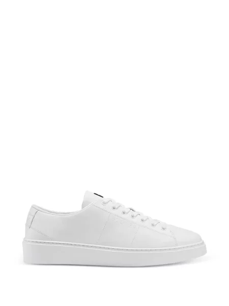 Bőr sneaker Bogner autogrammal fehér