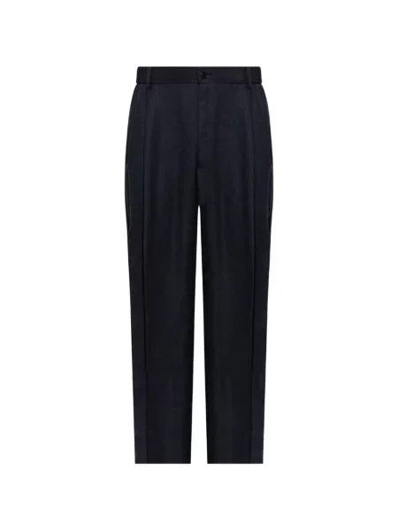 Pantaloni Brioni de lână albastru