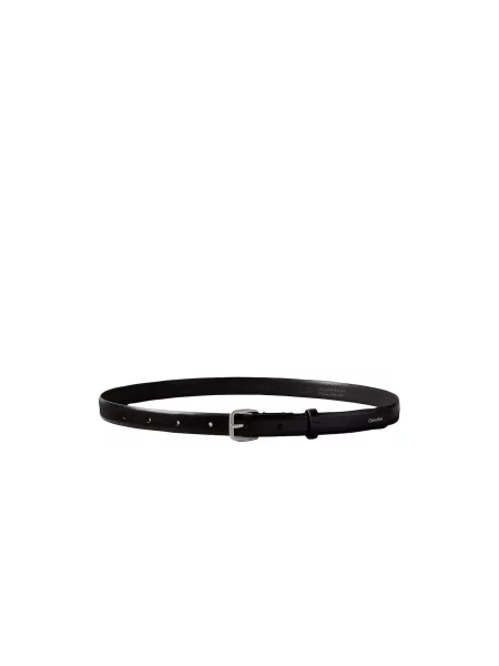 Calvin Klein Opasok Essential Buckle čierna