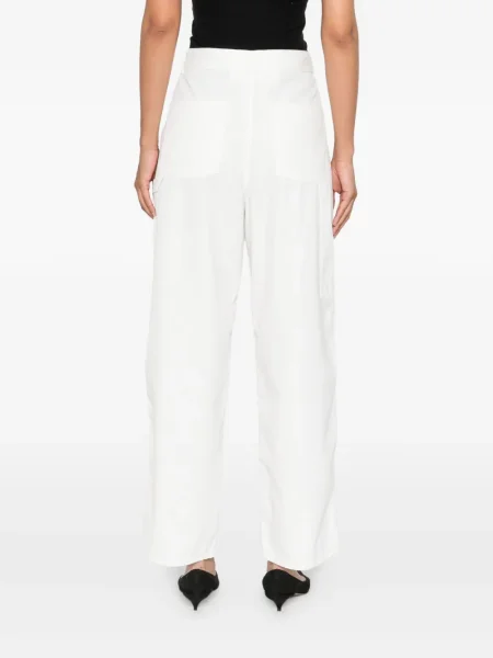 Pantaloni The Row alb