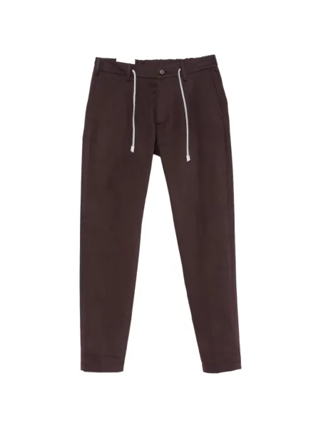 Pantaloni Eleventy cu cordon violet
