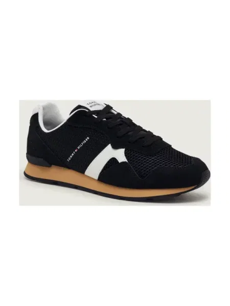 Tommy Hilfiger Sneakers MAXLITE SEASONAL | piele întoarsă negru