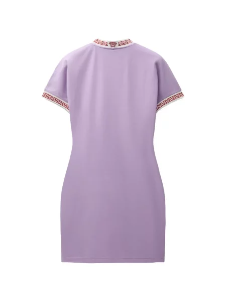 Džersinė mini suknelė Versace violetinė