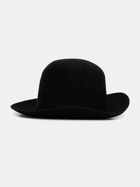 Volnen klobuk Emporio Armani črna
