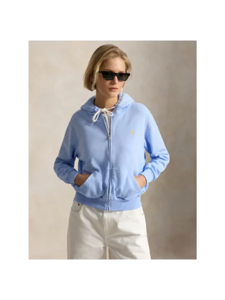 Polo Ralph Lauren Bluzy Kobieta M Swetry & Bluzy z kapturem niebieski