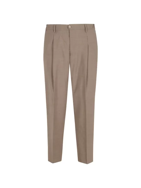 Pantaloni Briglia 1949 plisate maro