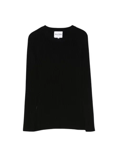 Sweter Kujten z kaszmiru czarny