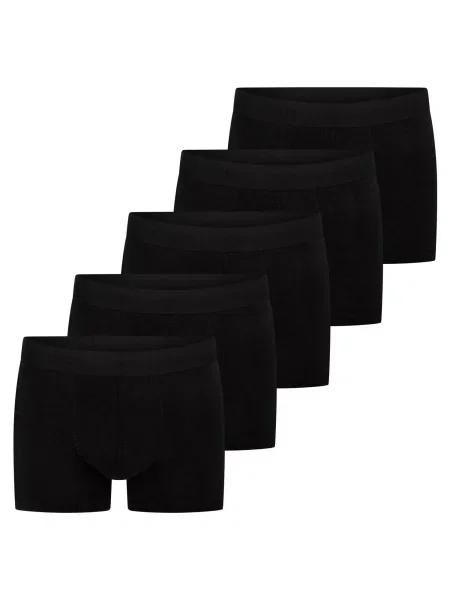 JACK & JONES Boxerky čierna