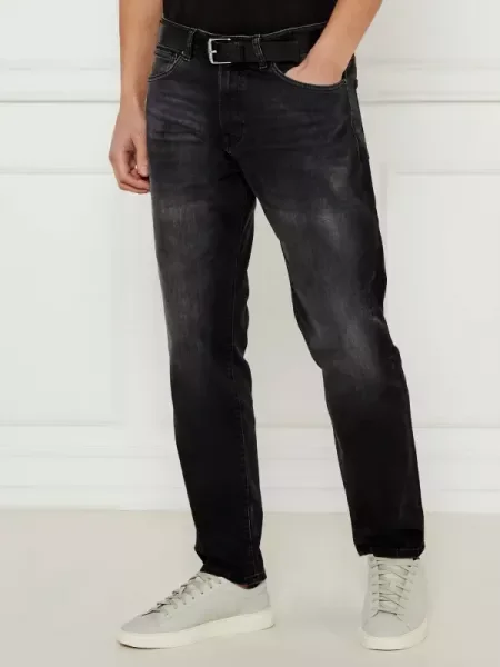 BOSS ORANGE Blugi RE.MAINE BO | Regular Fit negru