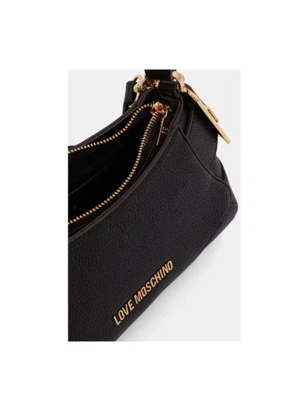 Love Moschino torebka crossbody z imitacji skóry czarna