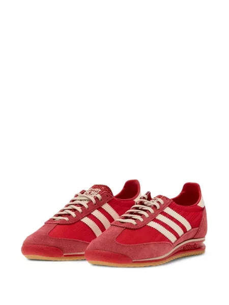 Sneakerși Adidas Gazelle din piele cu bretele albastru