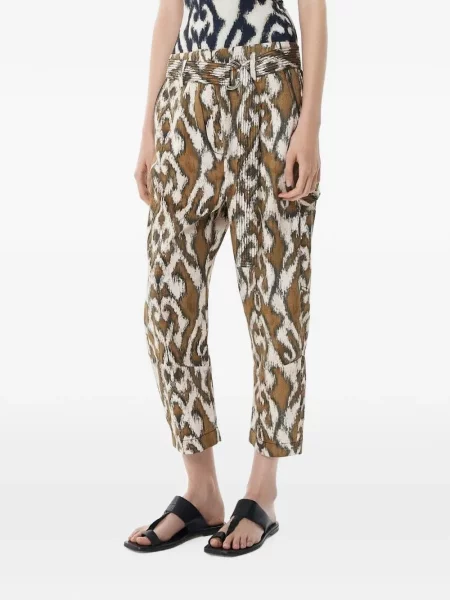 Decupat pantaloni Maria Cher maro