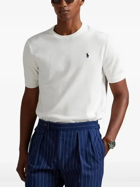 Кожени чорапи Polo Ralph Lauren с отворена пета с пейсли десен бяло