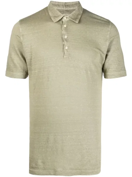 Gulerat tricou polo 120% Lino de in clasic verde